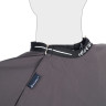 Пеньюар для стрижки DEWAL, полиэстер, серый, 128х145 см, на крючках AA46G